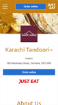 Mobile Screenshot of karachitandoorionline.co.uk