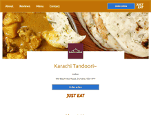 Tablet Screenshot of karachitandoorionline.co.uk